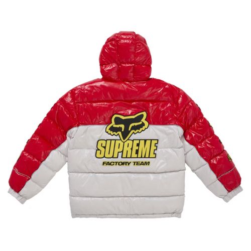 Supreme Fox Puffer Red