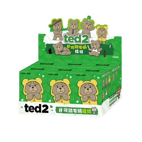 Pop Mart Ted 2 Teddy Bear Pendant Series (6 Blind Boxes)
