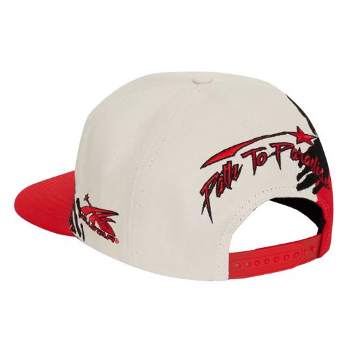 Hellstar Paintbrush Snapback Hat Red/Black