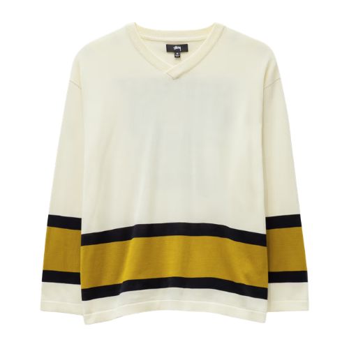Stüssy Beige/Yellow Sweater