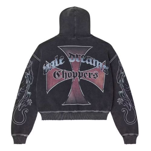 Vale Forever Hardy Boyz Black Zip-Up Hoodie