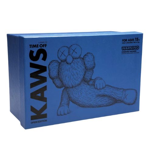 Kaws Time Off Vinyl Figure Blue