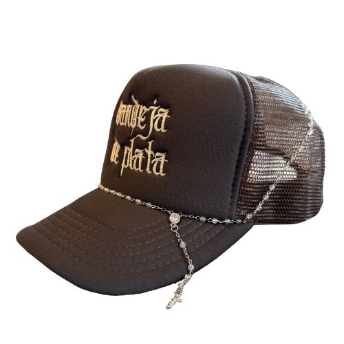 bandeja de plata Trucker Hat "Rosario" Café