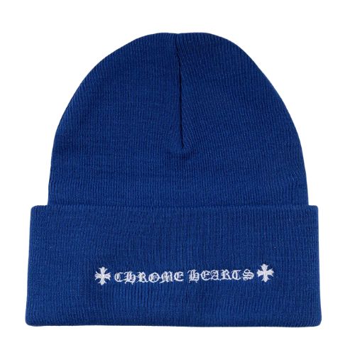 Chrome Hearts CH Logo Beanie Blue