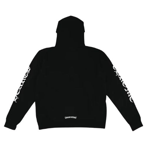 Chrome Hearts Vertical Logo Zip Up Hoodie