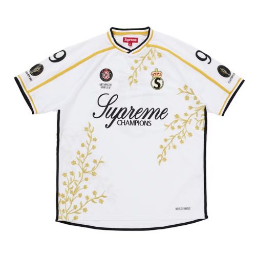 Supreme Floral Soccer Jersey White