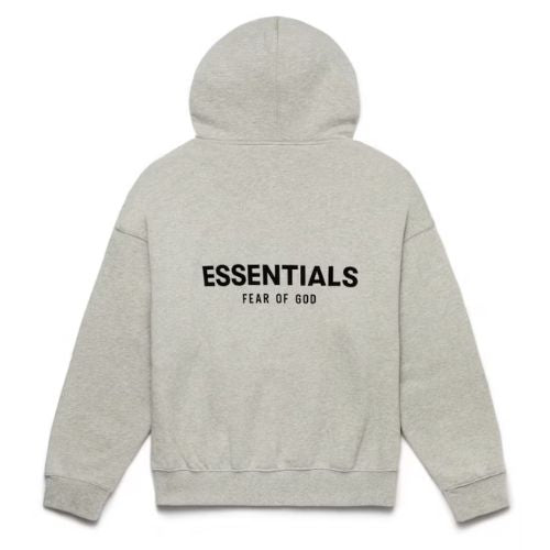 Fear of God Essentials Pullover Chest Logo Hoodie Dark Oatmeal