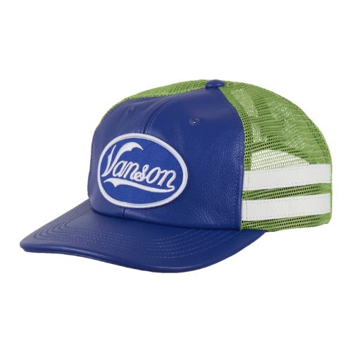 Supreme Vanson Leathers Mesh Back 6-Panel Blue