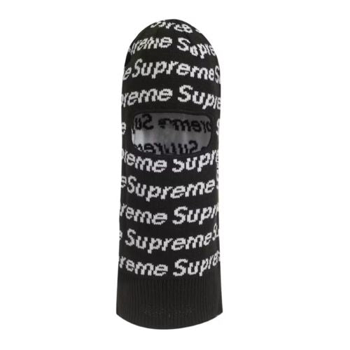 Supreme ✕ New Era Repeat Black balaclava Supreme New Era Repeat Balaclava Black – Bandeja de Plata