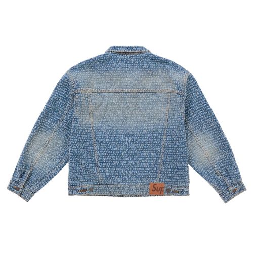 Supreme Fuck Stitch Denim Jacket Blue