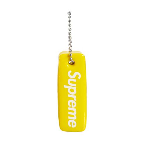 Supreme Floating Keychain Yellow