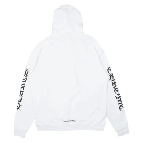 Chrome Hearts Logo Hoodie White