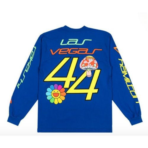 Takashi Murakami +44 Psychedelic Race L/S T-Shirt Blue