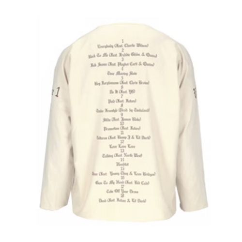 YZY Vultures T Long White
