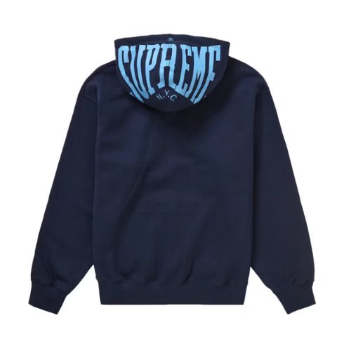 Supreme Warm Up Hooded (SS24) Navy