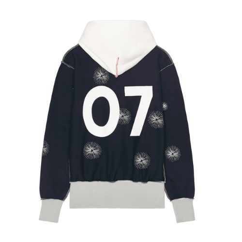 ABC Patchwork Hoodie Multicolor