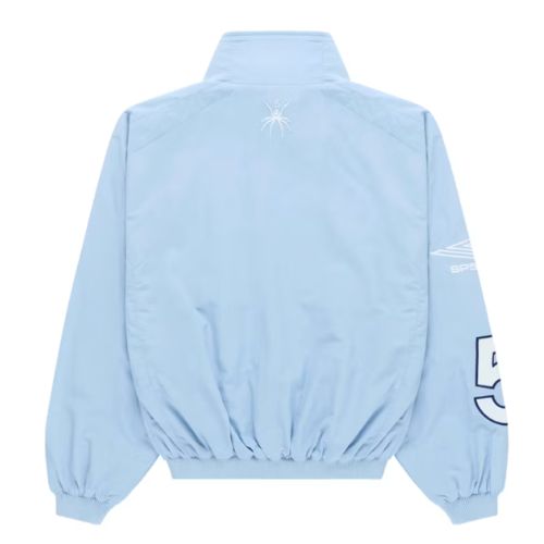 Sp5der Script Warm Up Jacket Rock Blue