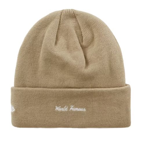 Supreme Box Logo Beanie Tan