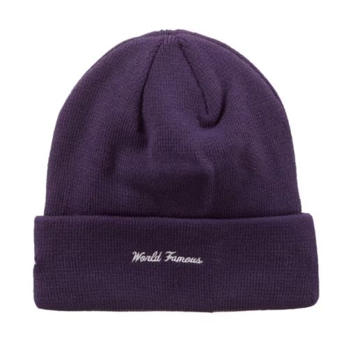 Supreme Box Logo Beanie Purple