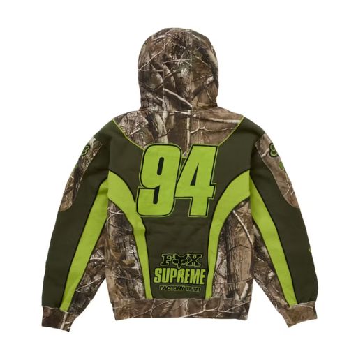 Supreme Fox Racing Zip Up Hooded Realtree Hardwoods Camo