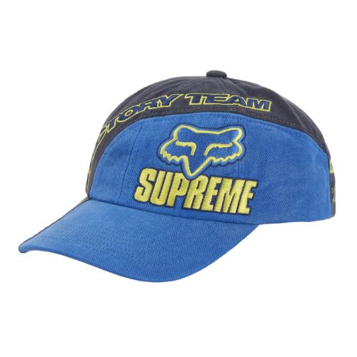 Supreme Fox Racing 6-Panel (FW25) Blue – Bandeja de Plata