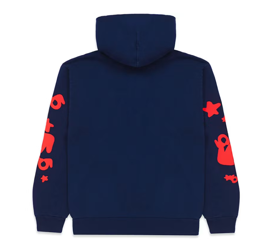 Sp5der Beluga Hoodie Navy