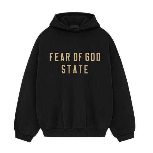 Fear of God Essentials Fleece Hoodie Black