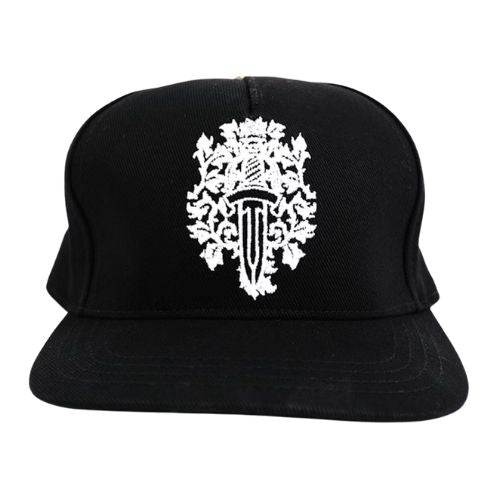 Chrome Hearts Dagger Denim Baseball Hat Black/White