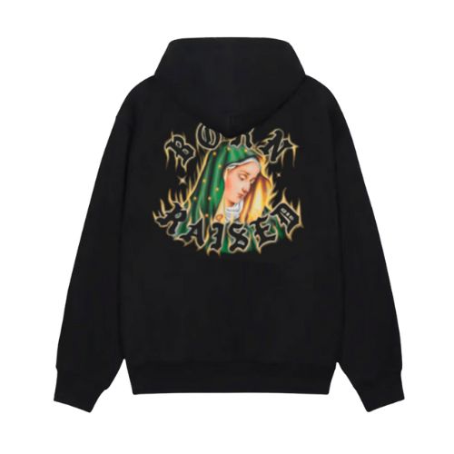 Born x Raised Guadalupe Zip-Up Hoodie Black