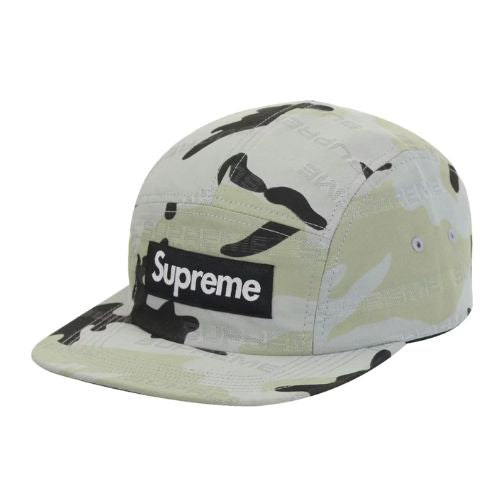 Supreme Reflective Jacquard Camp Cap Camo