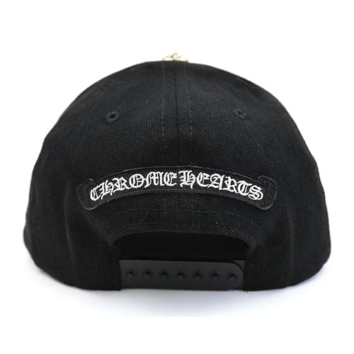 Chrome Hearts Horseshoe Denim Baseball Hat Black