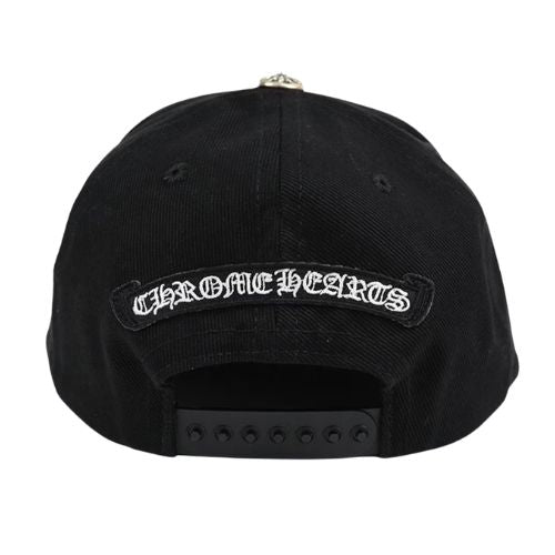 Chrome Hearts Dagger Denim Baseball Hat Black/White
