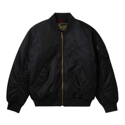 Born x Raised Reversible Bomber Black W/ Red