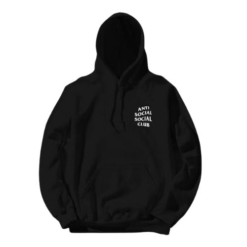 Anti Social Social Club 4k Kkoch Hoodie Black