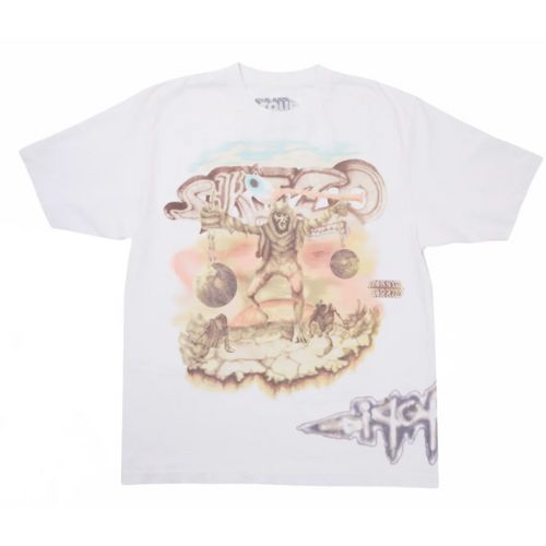 Travis Sccott Utopia Skitzo Circus Maximus European Exclusive Tee White