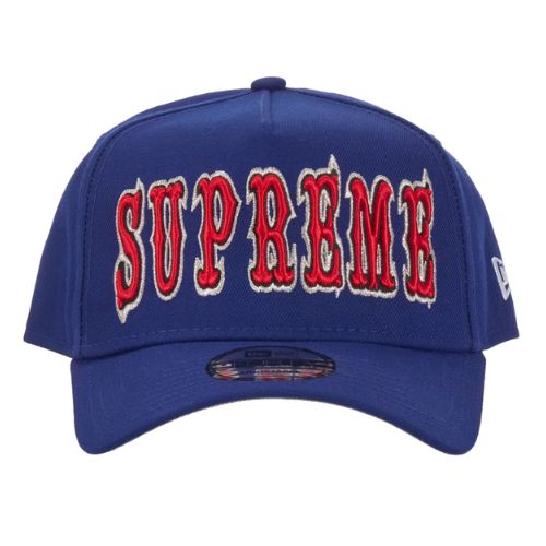 Supreme Gothic Outline New Era 59fifty Cap Navy