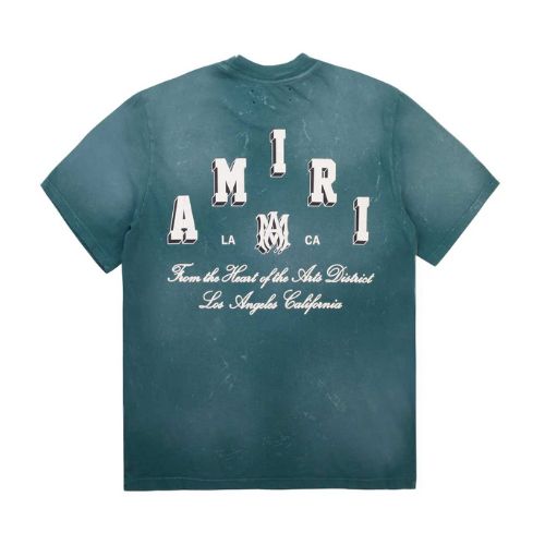 Amiri Collegiate Green Tee