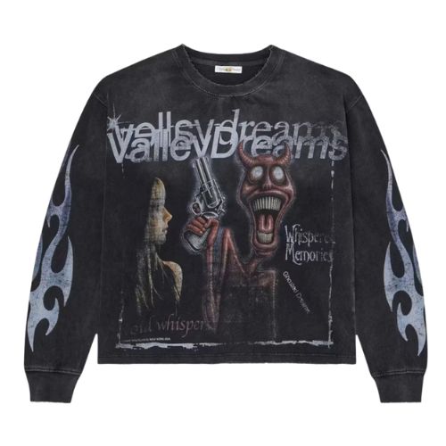 Vale Forever Psychopath Long Sleeve T-Shirt Black