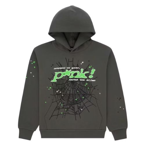 Sp5der Slate Punk Pullover Hoodie