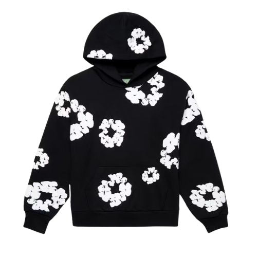 Denim Tears The Cotton Wreath Hoodie Black