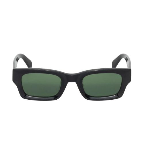 Stüssy Vincent Sunglasses Black/Green Lens