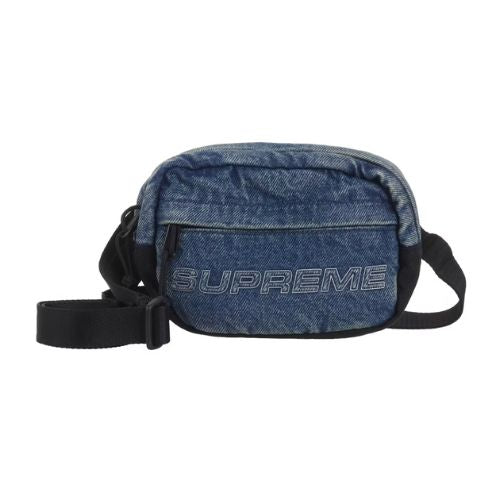 Supreme Mini Shoulder Bag Washed Indigo