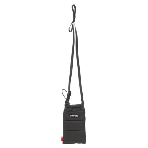 Supreme Puffer Neck Pouch Black