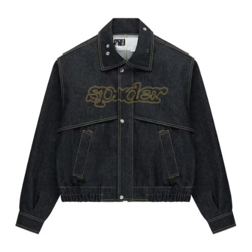 Sp5der Punk V3 Denim Jacket Indigo