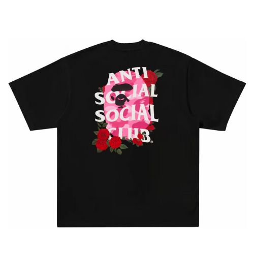 BAPE x Anti Social Social Club III Black T-Shirt