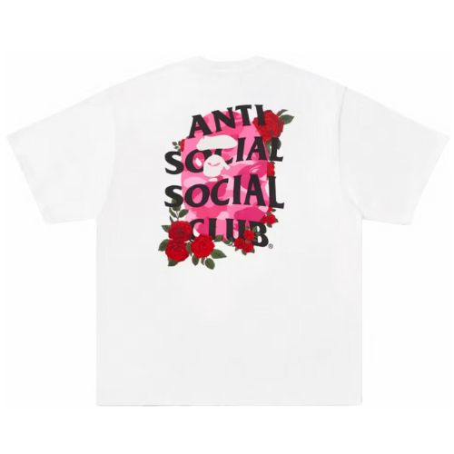 BAPE x Anti Social Social Club III Tee White