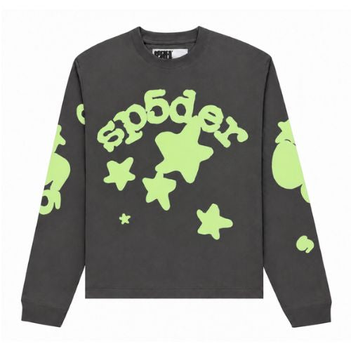 Sp5der Beluga L/S Tee Granite