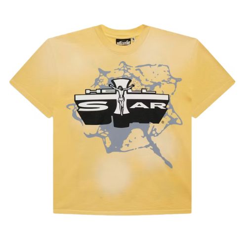 Hellstar Jesus T-Shirt Yellow