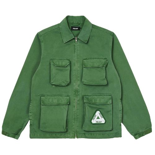 Palace Garment Dyed Jacket Olive