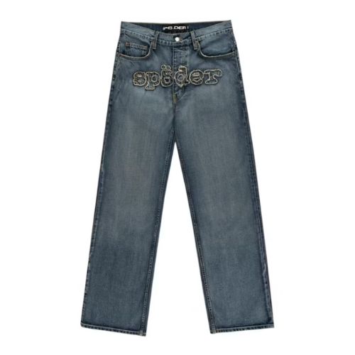 Sp5der Denim Work Pant Light Blue Wash